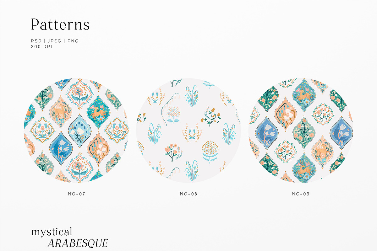 Mystical Arabesque, a Decorative Illustration by annartdreams (Photo 7 of 12)