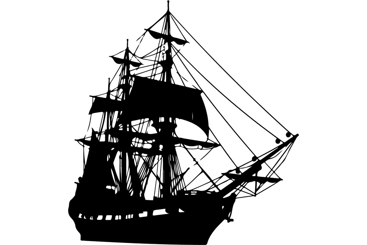 Premium Ship Boat Silhouette Vector, an Animal Illustration by Designer_Momina (Photo 20 of 21)