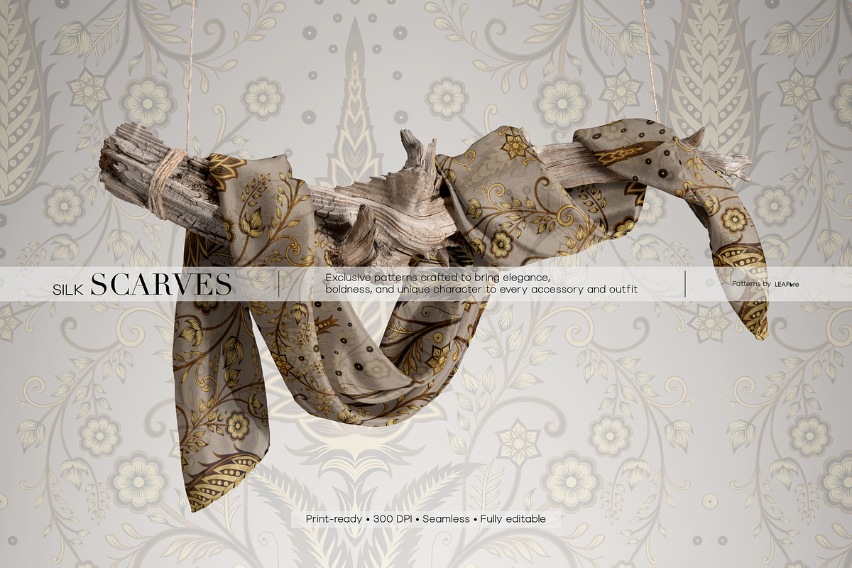 Orsani Traditional Prints And Motifs, a Pattern Graphic by LEAFure (Photo 5 of 10)