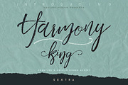 Harmony King - Brush Font, a Script Font by Cruzine (Thumbnail 1 of 8)
