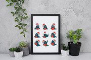 Halloween Christmas Ghost Read Book, an Illustration by Daily.Designs (Thumbnail 5 of 5)