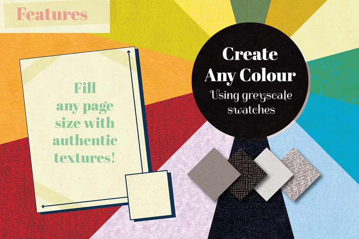 Quick Paper Textures and Patterns, a Texture Graphic by Wingsart Studio (Photo 8 of 8)