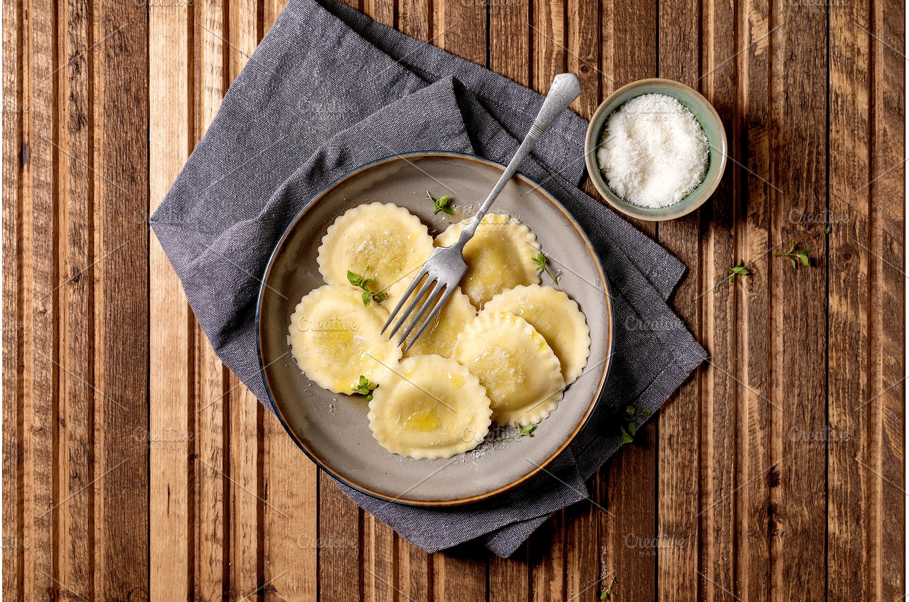 Homemade Ravioli Pasta Plate Top, a Food & Drink Photo by Natasha Breen