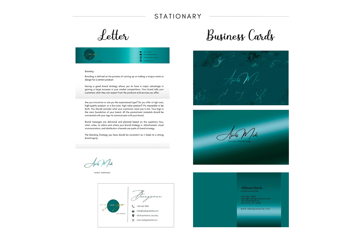 Canva Branding Kit Green Forest, a Branding & Logo Template by CopertiniStudio (Photo 6 of 7)