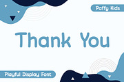 Paffy Kids - Playful Display Font, a Handwritten Font by Idea Studio (Thumbnail 11 of 11)