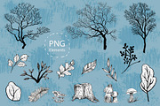 Forest animals, trees, mushrooms., an Animal Illustration by lilisavelieva (Thumbnail 3 of 6)