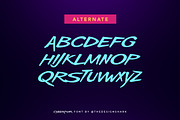 Cyberpunk Typeface, a Font by thedesignshark (Thumbnail 8 of 9)