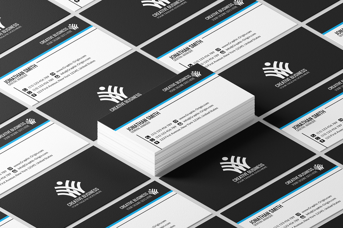 Minimal Business card, a Business Card Template by Graphic Origin (Photo 2 of 2)