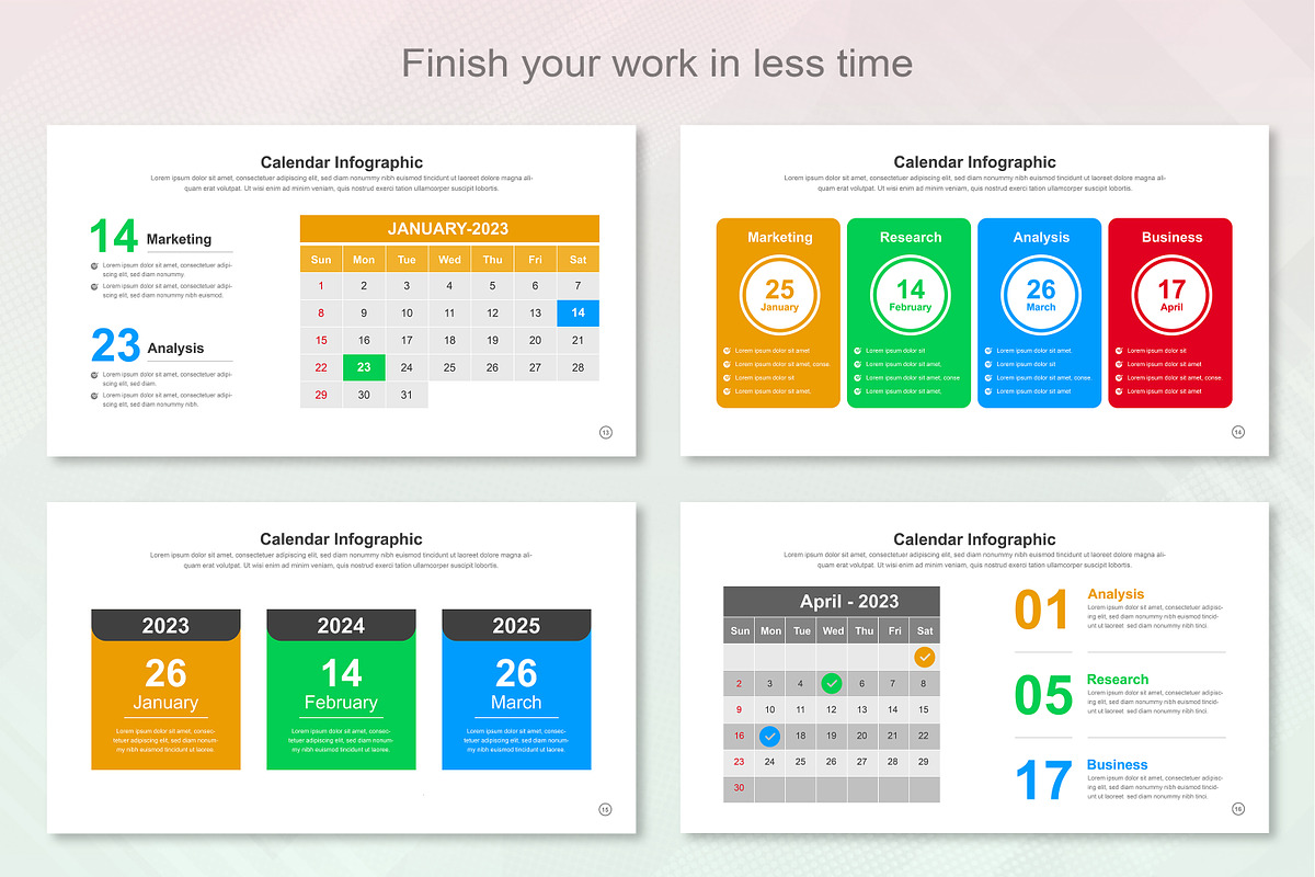 Calendar Infographic Keynote, a Templates & Theme by Mighty-Slide (Photo 5 of 9)