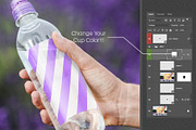 Water Bottle Mockup #15, a Product Mockup by alexandeerco (Thumbnail 4 of 5)