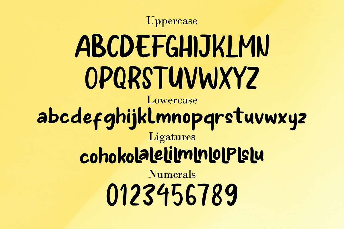 Happy Hand - Quirky Handdrawn Font, a Font by Soey Studio (Photo 2 of 8)
