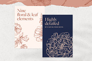 Illustrated Peonies, a Decorative Illustration by Yung (Thumbnail 2 of 5)