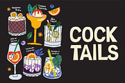 Summer Cocktails & Drinks Collection, a Food Illustration by Luamor (Thumbnail 4 of 6)