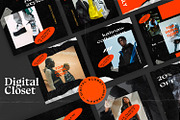 Digital Closet-PS & CANVA Instagram, a Social Media Template by Dirtytemp Studio (Thumbnail 6 of 6)