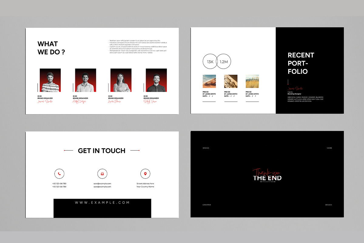 Minimal Presentation Template Layout, a Presentation Template by MightyDesign (Photo 5 of 8)