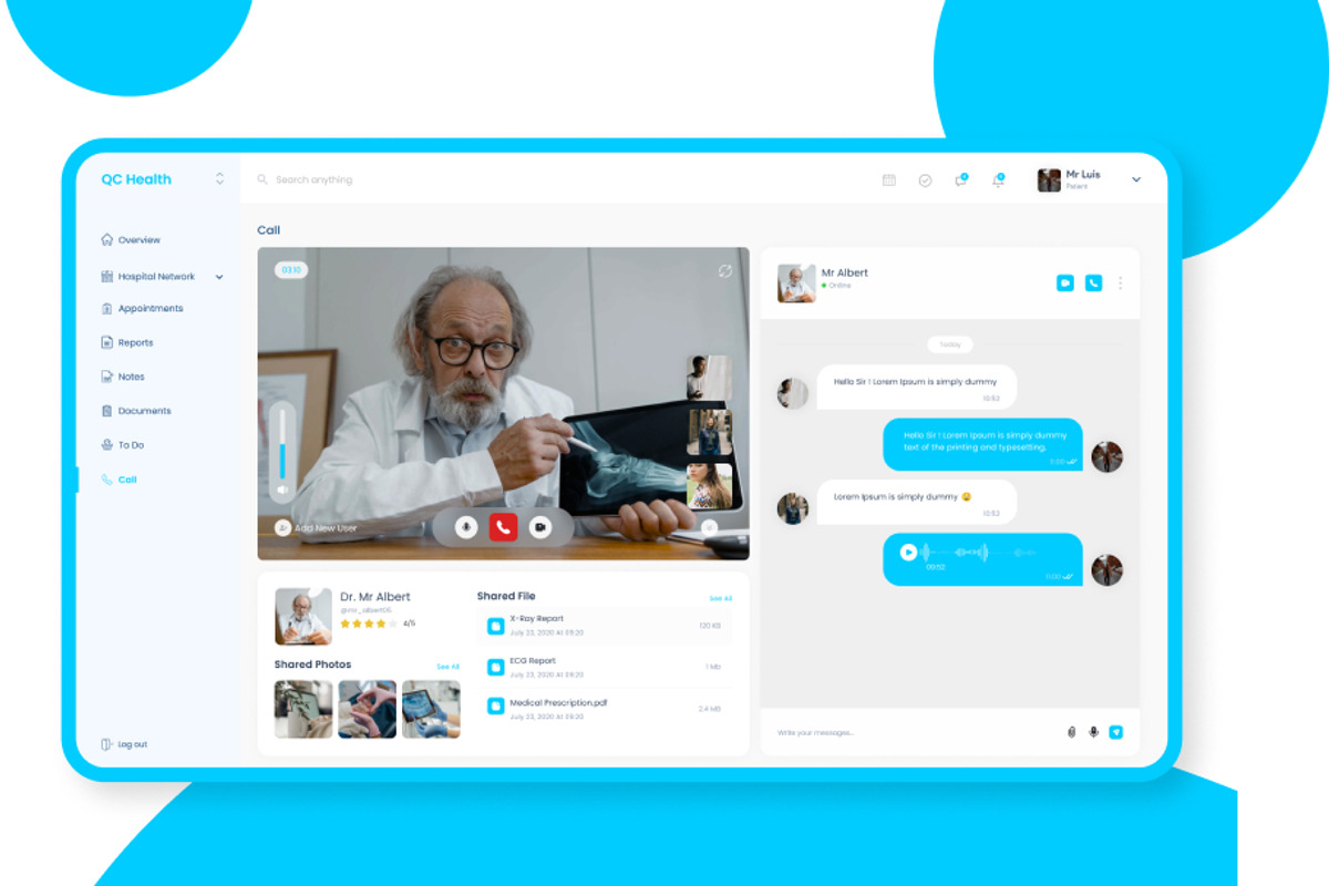 Doctor Calling Page Design, a Templates & Theme by Neha Guleria (Photo 1 of 2)