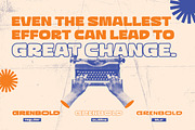 Grenbold - Modern Bold Font, a Sans Serif Font by trabaskriya (Thumbnail 9 of 9)