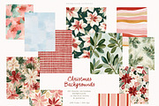 100 Christmas Backgrounds, a Background Graphic by PeDe Designs (Thumbnail 15 of 16)