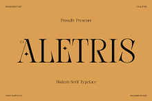 CS Aletris – Modern Serif Font