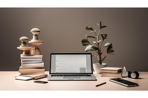 wealth finances desk ai generated, a Business Photo by pikepicture