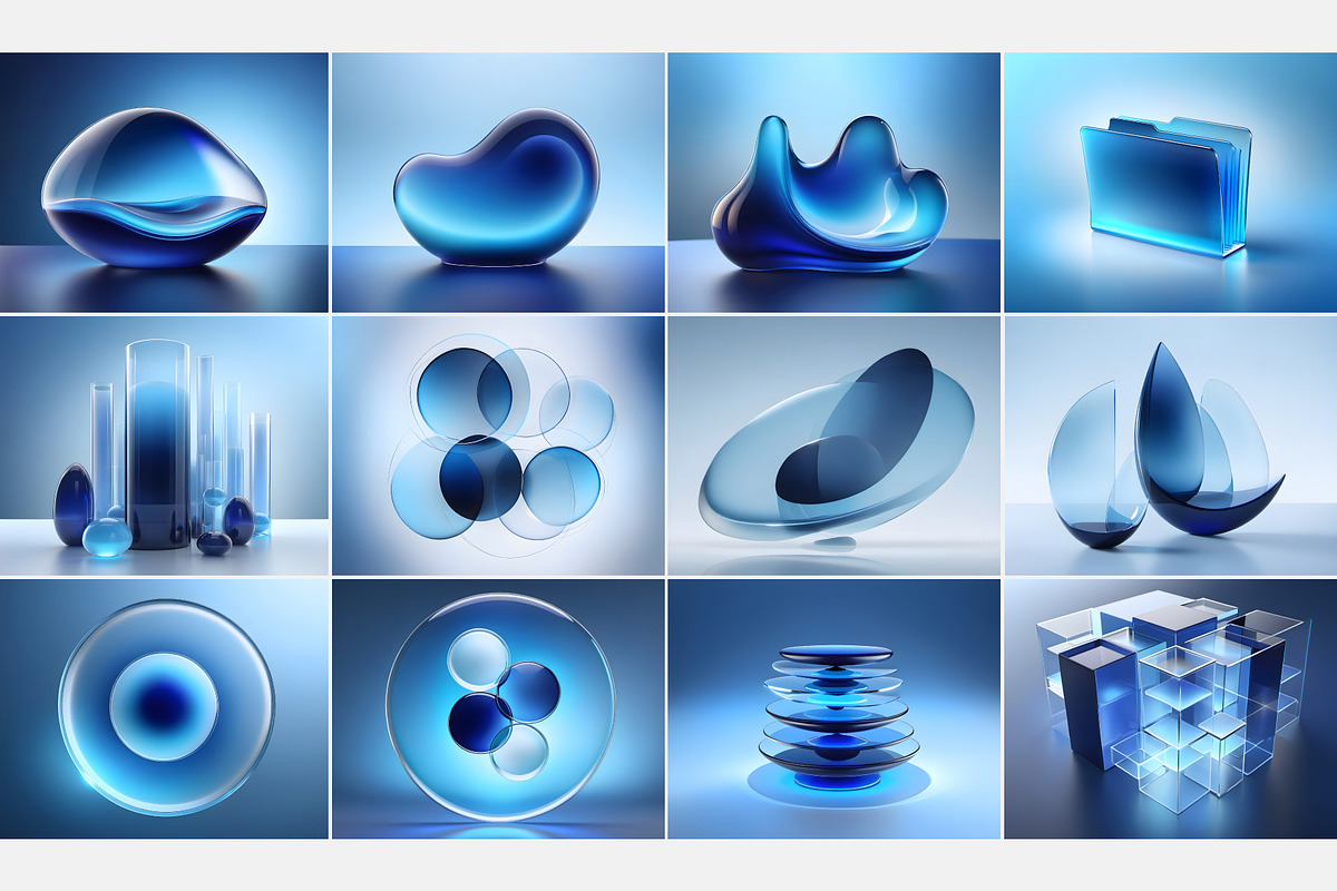 3D Futuristic Icons & Elements, a Technology Illustration by Preza Buro (Photo 8 of 9)