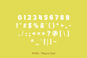 PGR Muffle - Inktrap Font, a Sans Serif Font by Pikgura (Thumbnail 3 of 8)