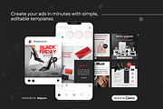 30 Black Friday Static Ad Templates, a Social Media Template by DigiPax (Thumbnail 4 of 10)