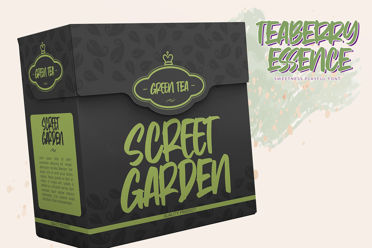 Teaberry Essence - Sweetness Playful, a Font by Gassstype (Photo 4 of 8)