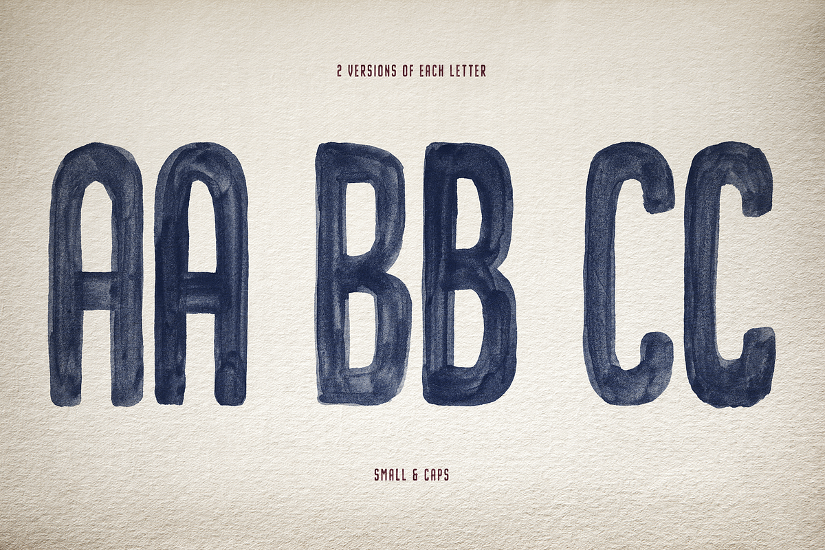 Acrylic Nostalgia SVG Font, a Handwritten Font by Mint Pixels (Photo 7 of 7)