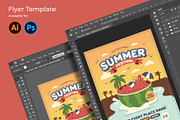 Summer Festival Flyer Template, a Flyer Template by Huge Dream Studio (Thumbnail 4 of 5)
