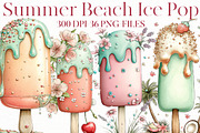 Whimsical Cold Summer Beach Ice Pop, an Illustration by Designworld (Thumbnail 1 of 7)