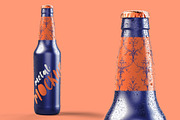 Metallic Bottle Mockup Silver & Gold, a Packaging Mockup by LESZ Design (Thumbnail 4 of 4)
