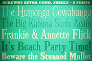 Screwby Extra Condensed Family, a Serif Font by Pink Broccoli (Thumbnail 1 of 3)