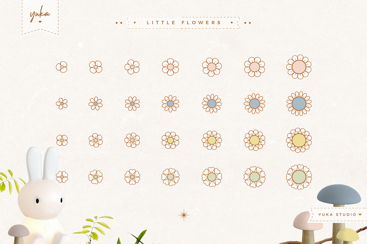 Little Flowers, an Illustration by Yuka Baby (Photo 1 of 4)