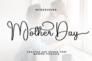 Mother Day | Script Font, a Handwritten Font by Scratchones (Thumbnail 1 of 9)