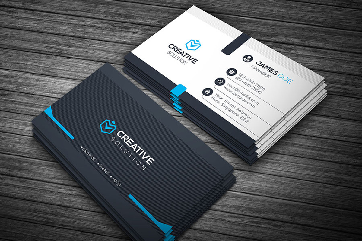Creative Solution Business Card, a Business Card Template by GenerousArt (Photo 1 of 4)