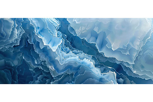 Layered Blue Crystal Abstract Geode, an Abstract Photo by piter.goskov