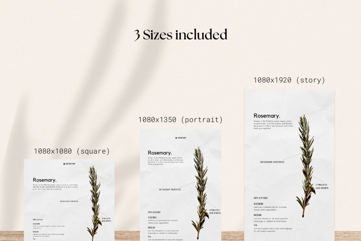 Food Ingredient Templates I Canva, a Social Media Template by The Social Stuff (Photo 6 of 9)