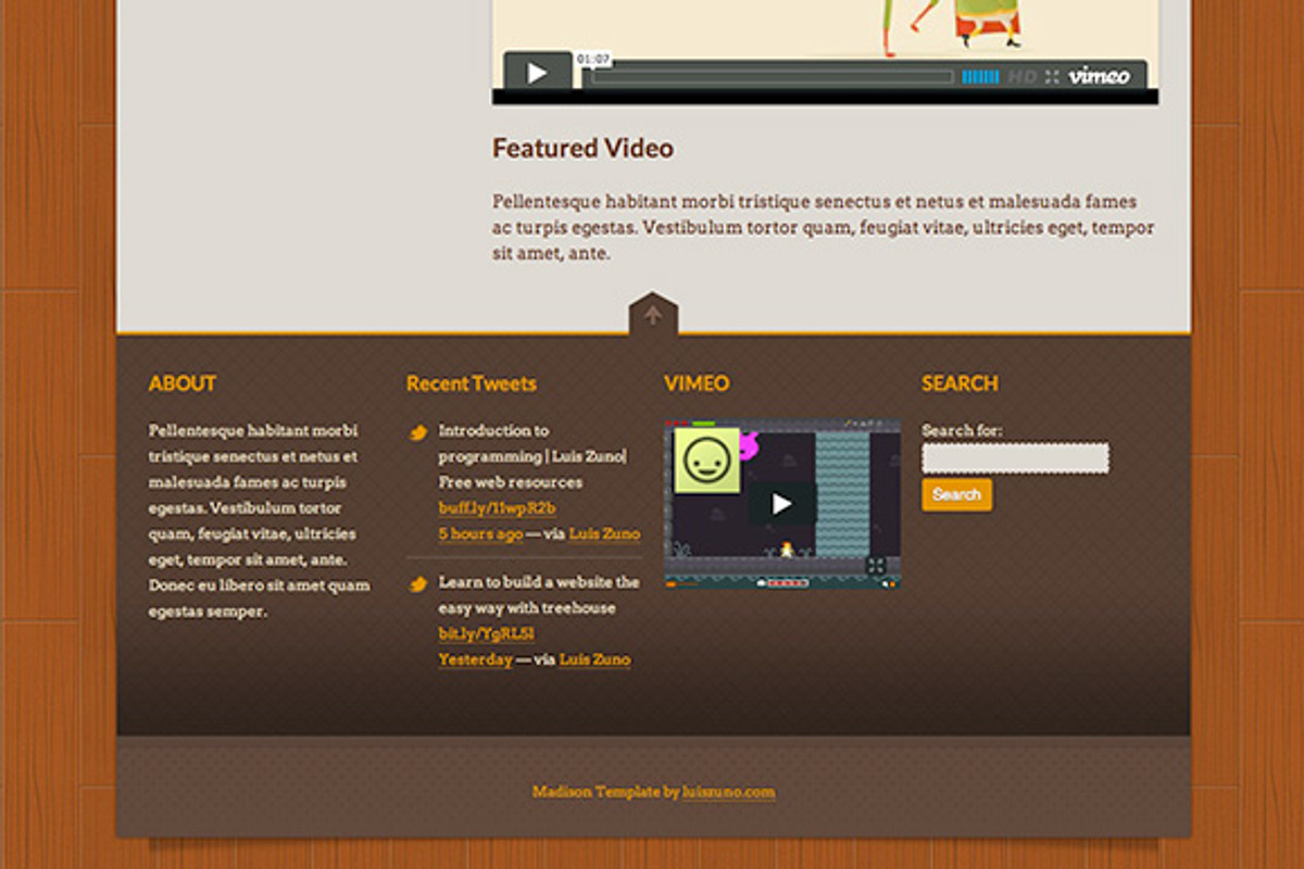 Madison - WordPress Theme, a WordPress Template by ansimuz (Photo 4 of 5)