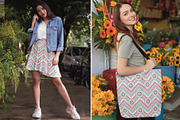 Groovy Boho Floral Chevron Pattern, a Pattern Graphic by PPEthnicDecorPattern (Thumbnail 5 of 7)