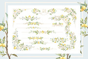 Lemon Lily Wedding Watercolor Bundle, a Decorative Illustration by WonderWonder (Thumbnail 5 of 13)