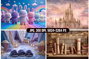 Birthday Girl-themed Photo Backdrops, a Background Graphic by PrintHaven Designs (Thumbnail 3 of 12)