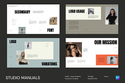 UVERA - Brand Guideline Powerpoint, a Social Media Template by Studio Manuals (Thumbnail 1 of 8)