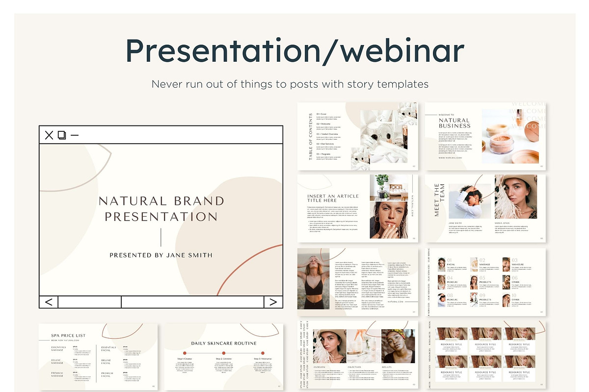 Natural Marketing Mega Bundle, a Social Media Template by Cultive Creative (Photo 8 of 11)