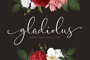 Gladiolus - Modern Calligraphy, a Serif Font by Letterhend Studio (Thumbnail 1 of 8)