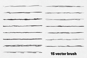 Vector Sketch Brushes Illustrator