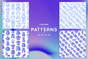 Clothes Patterns Collection, a Pattern Graphic by Alex Blogoodf (Thumbnail 5 of 8)