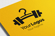 Fitness Laundry Logo Template, a Branding & Logo Template by Grapixy (Thumbnail 1 of 3)