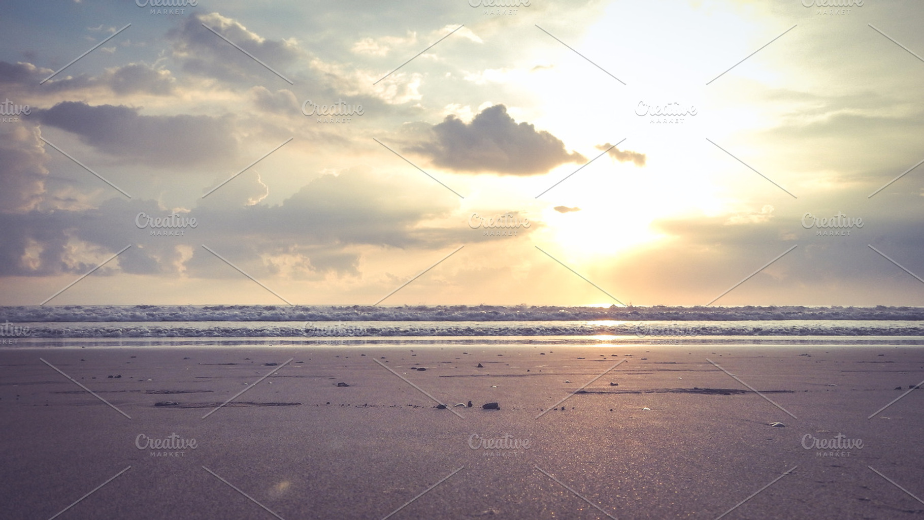 Seashore, a Background Photo by Camera Obscura