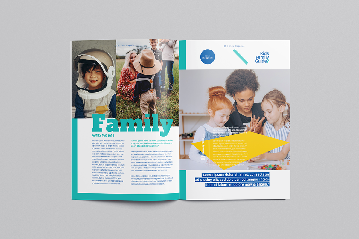 Kids Magazine Template, a Magazine Template by Designsoul14 (Photo 11 of 12)